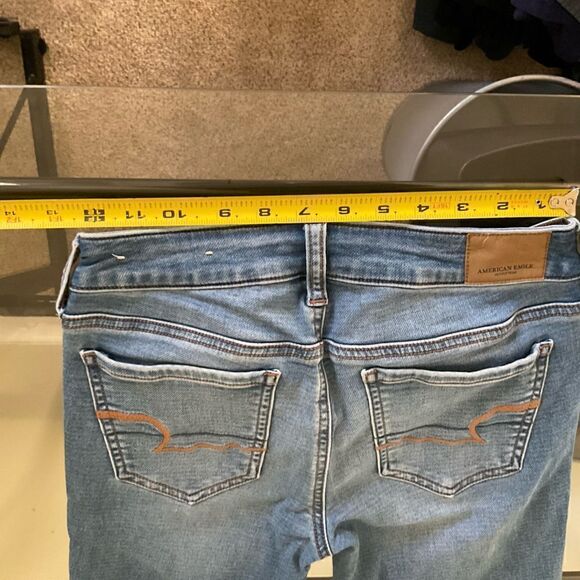 AEO American Eagle Super Stretch Jegging Skinny Jeans - Size 2 Light-Medium Wash - Picture 7 of 9